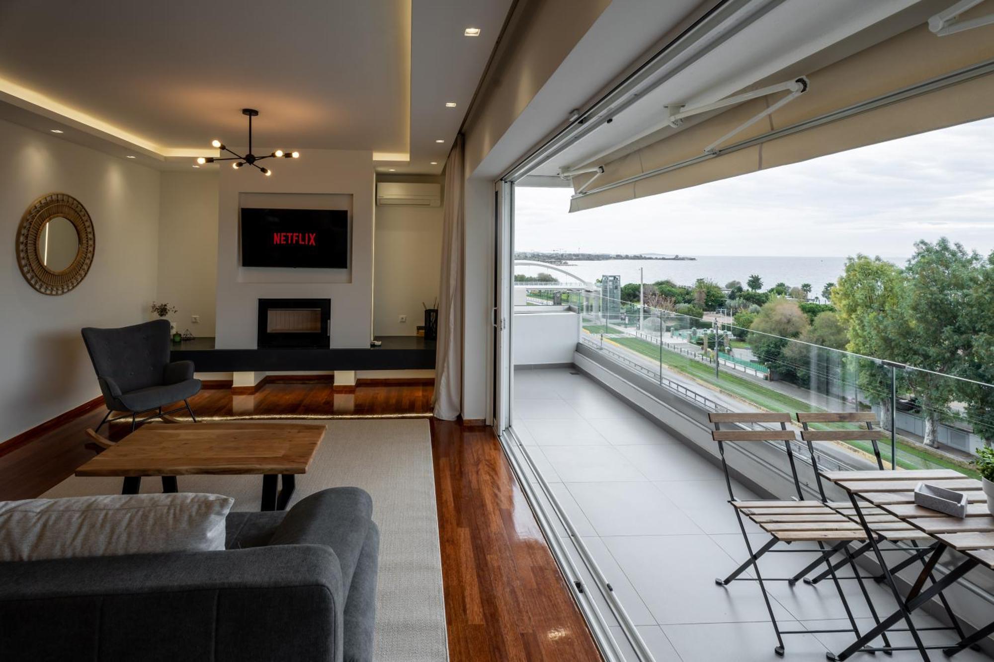 Sesilia Sea View Apartment Athen Exterior foto